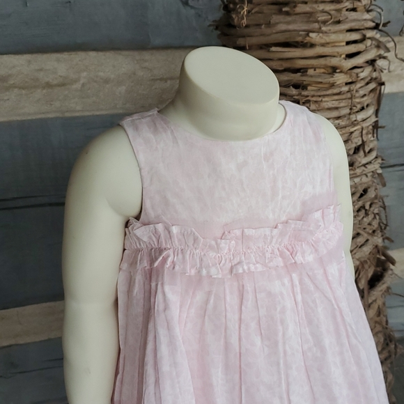 NEW 6/9 MONTH 🌷ADORABLE PINK EASTER DRESS - Picture 2 of 15
